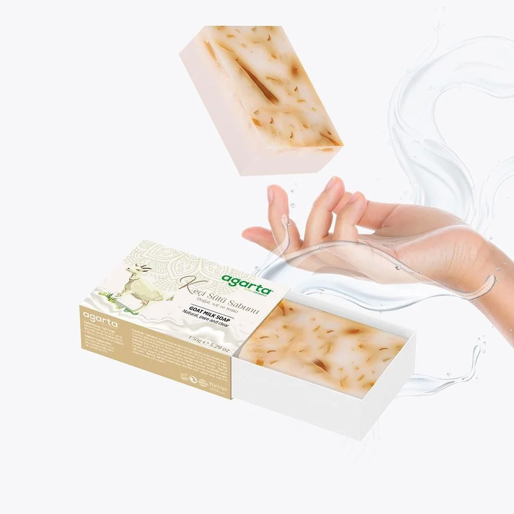 صابون أغارتا التجميلي المصنوع يدويًا بحليب الماعز ١٥٠ غرام - 2
