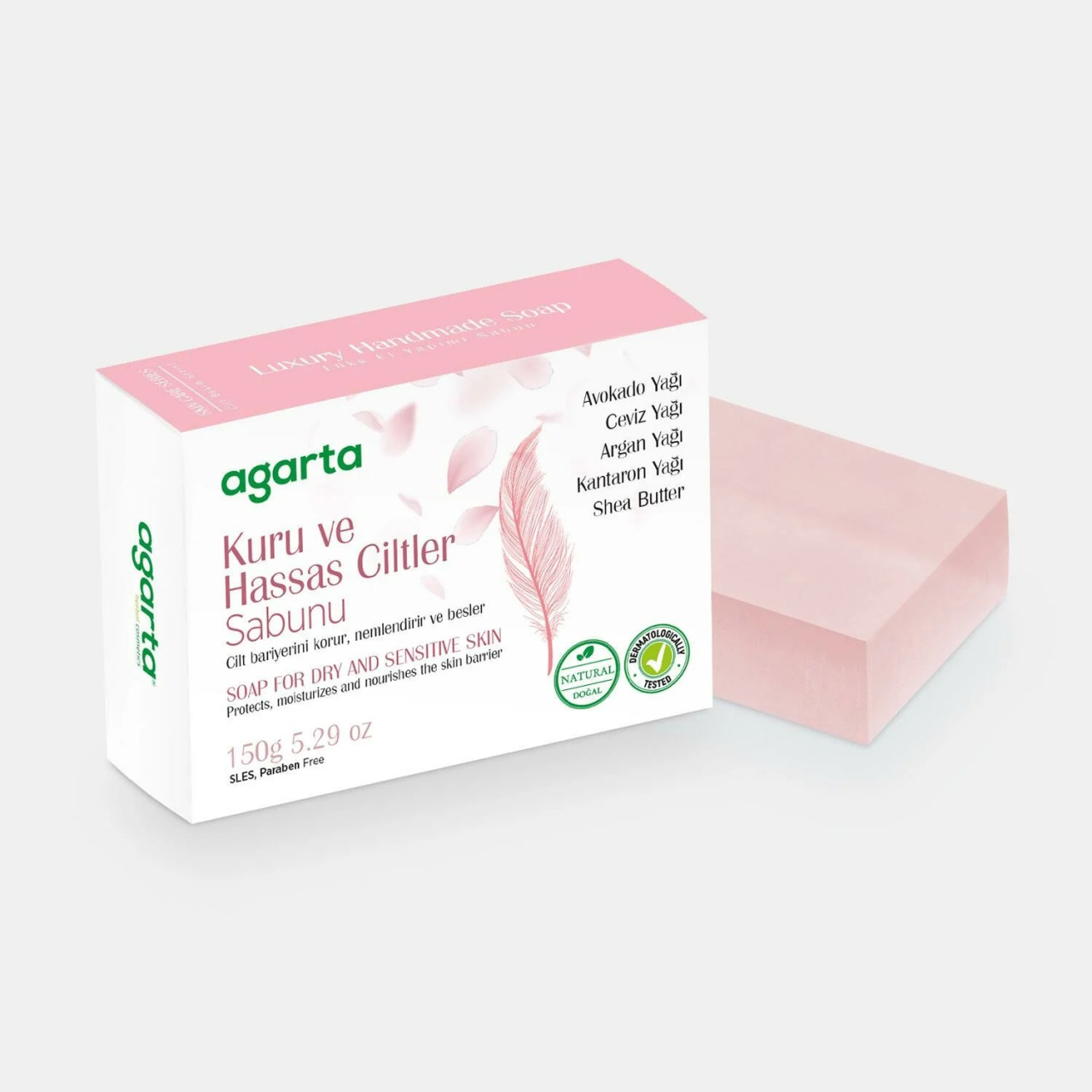 Agarta Cilt Bakım Sabunu 150 Gr Kuru ve Hassas Ciltler - 1