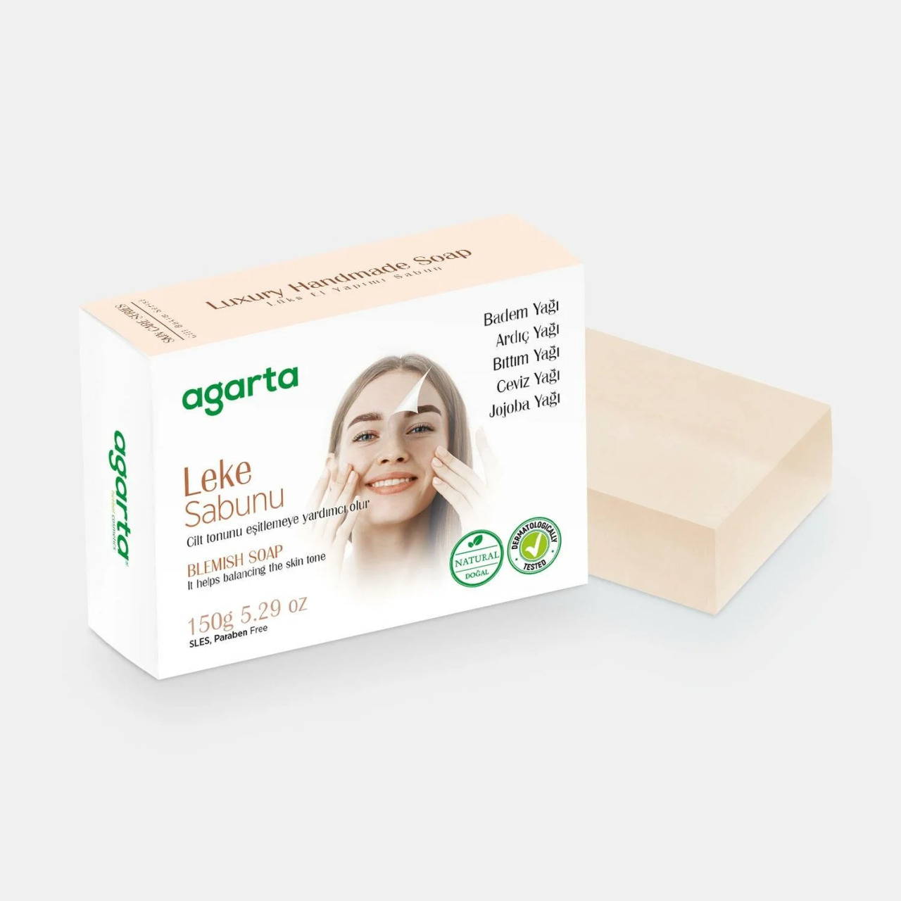 Agarta Cilt Bakım Sabunu 150 Gr Leke - 1