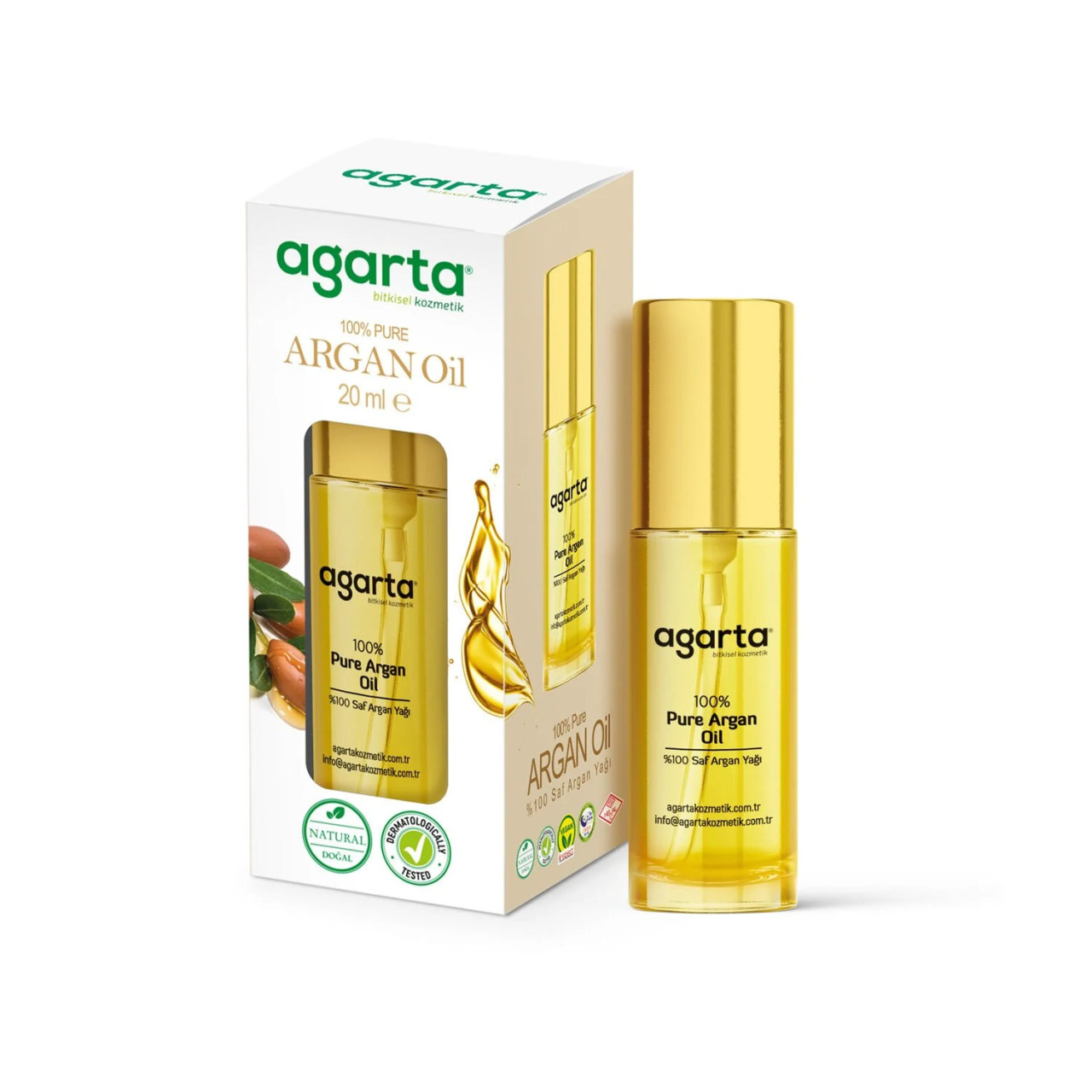 Agarta Doğal Argan Yağı 20 ml - 1