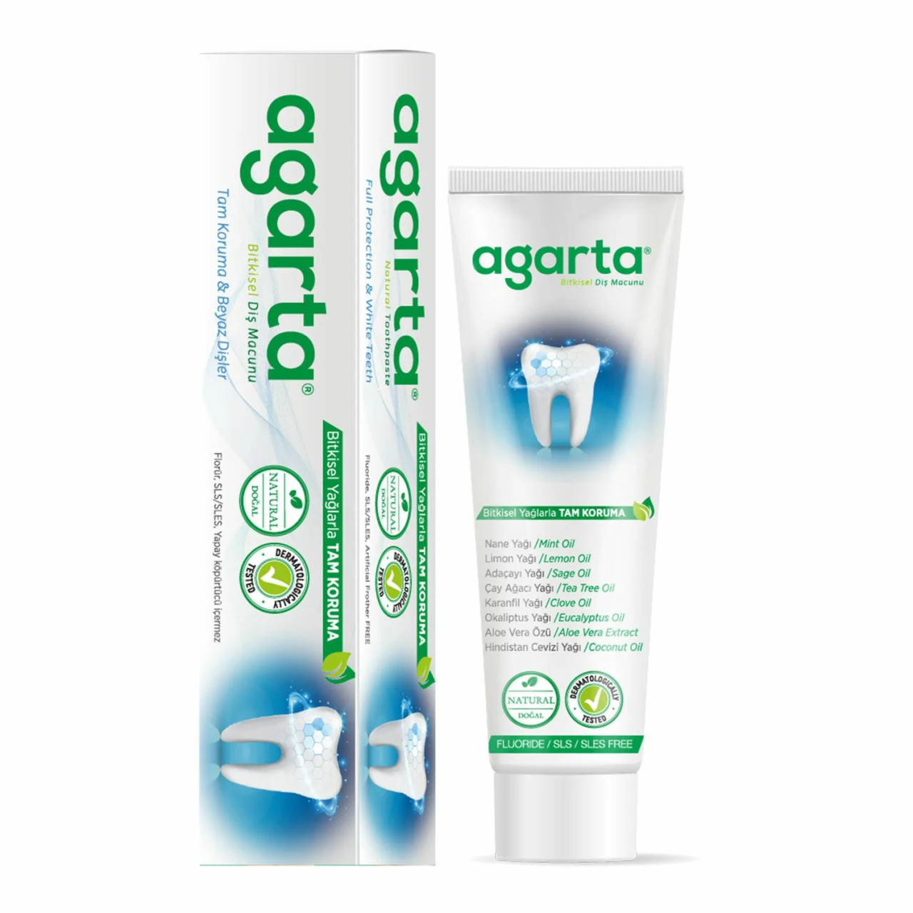 Agarta Doğal Diş Macunu 100 ml Bitki Özlü - 1
