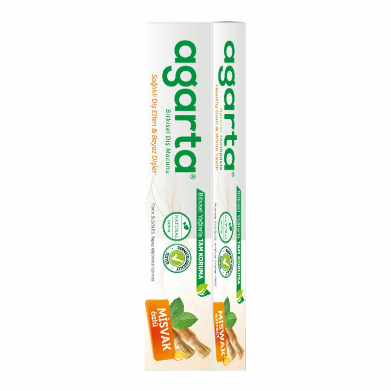 Agarta Doğal Diş Macunu 100 ml Misvak Özlü - 3