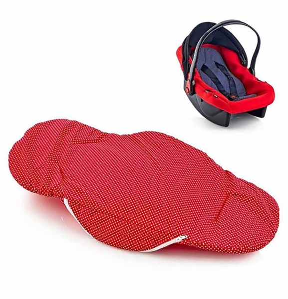 BabyJem Ana Kucağı Bel Desteği Havlu 158 Kırmızı-Puanlı - BabyJem