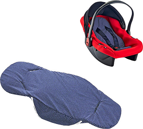 BabyJem Ana Kucağı Bel Desteği Havlu 158 Lacivert Puanlı - BabyJem