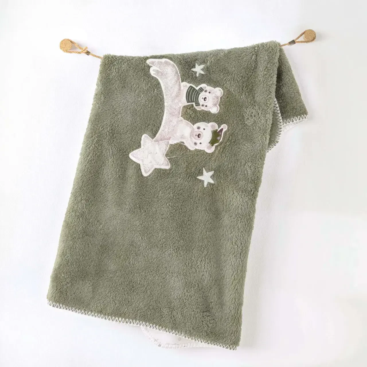 Andywawa AC26190 My 1 St Wardrobe Battaniye 90x85 Green - Andywawa