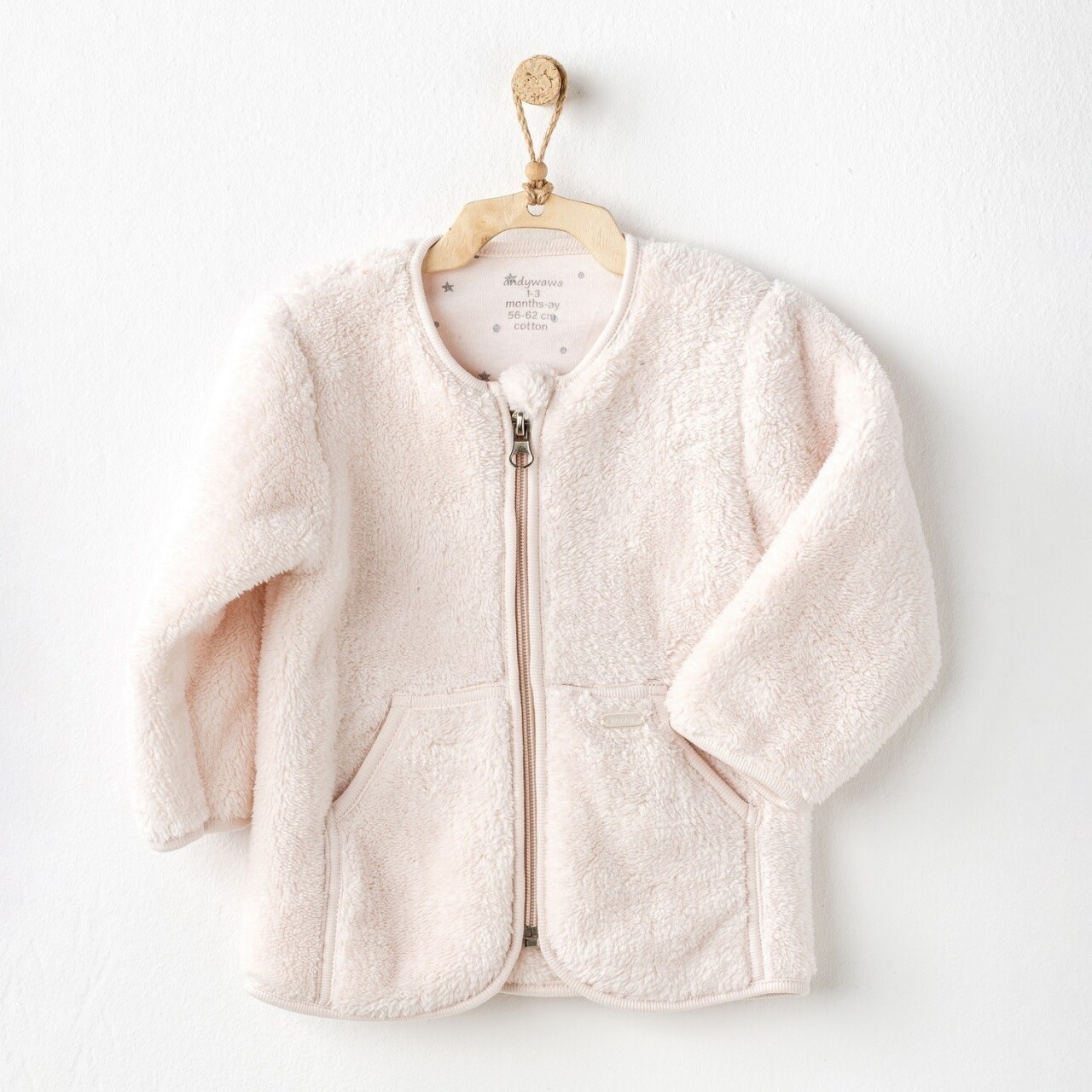 معطف البطريق الحلو للأطفال من Andywawa AC25095 بلون البيج الفاتح - 1