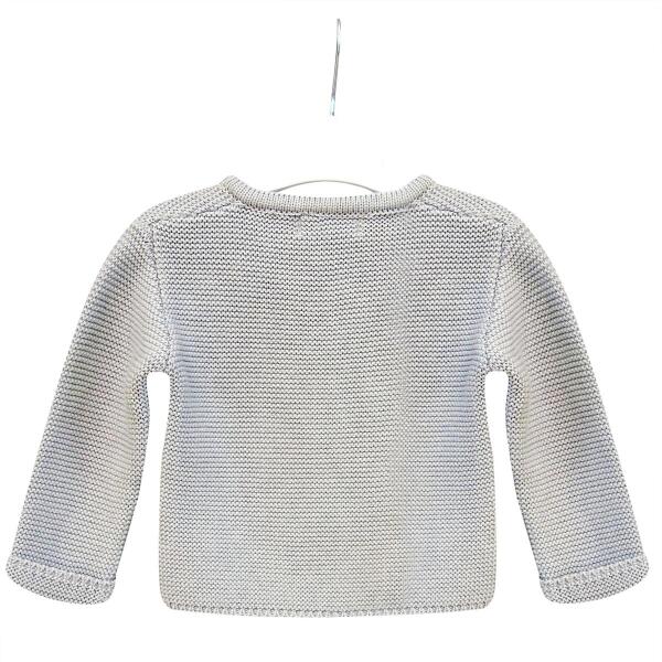 Andywawa AC24333 Basic Bebe Ceket Grey Melange - 2