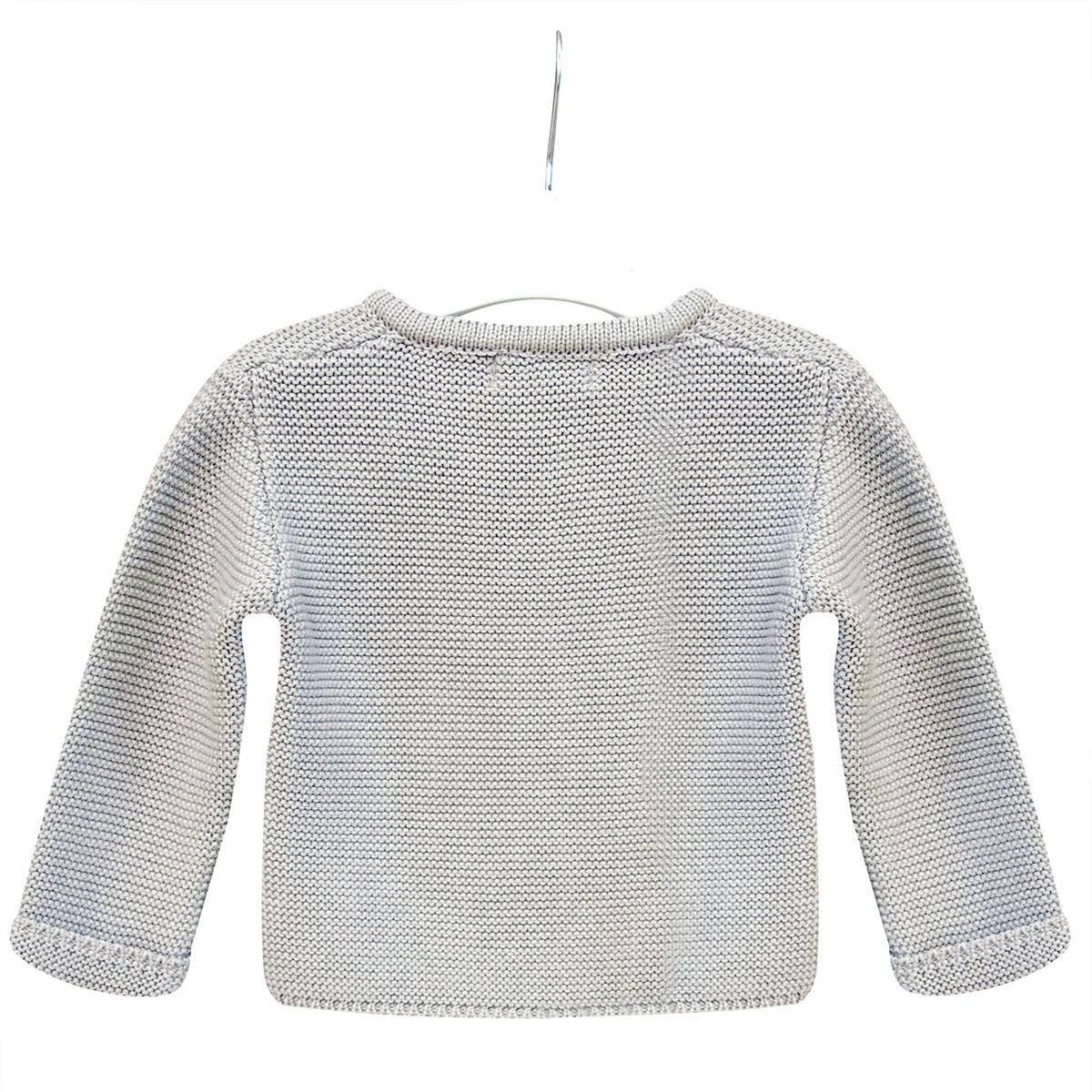 Andywawa AC24333 Basic Bebe Ceket Grey Melange - 2