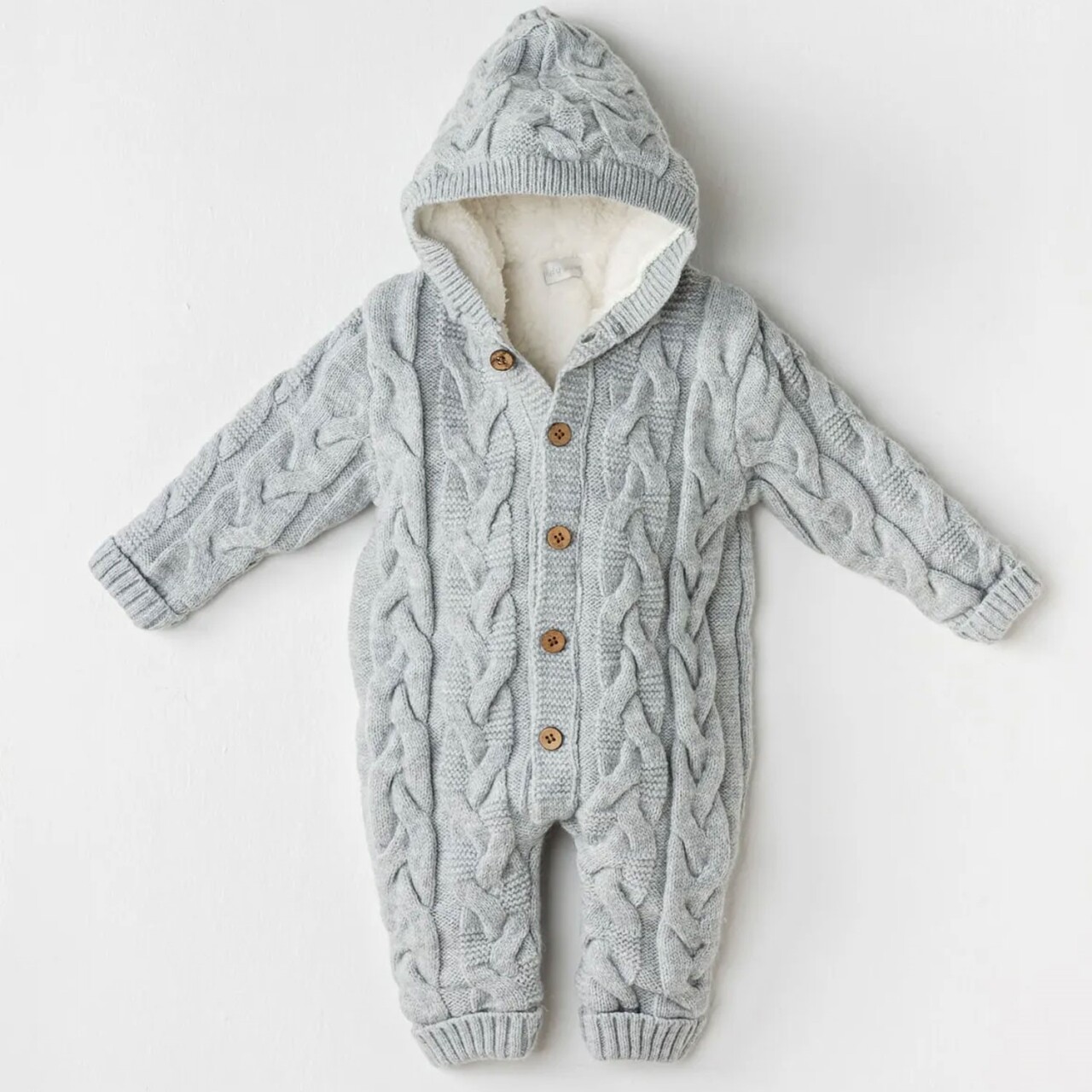 Andywawa AC24336 Knitwear Triko Bebe Kozmonot Grey Melange - 1