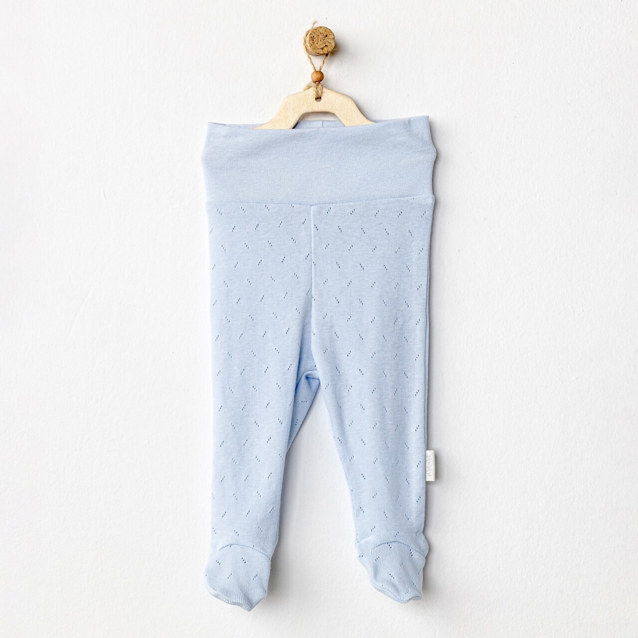 Andywawa AC24706 Jacquard Patikli Bebek Pantolon Blue - 1