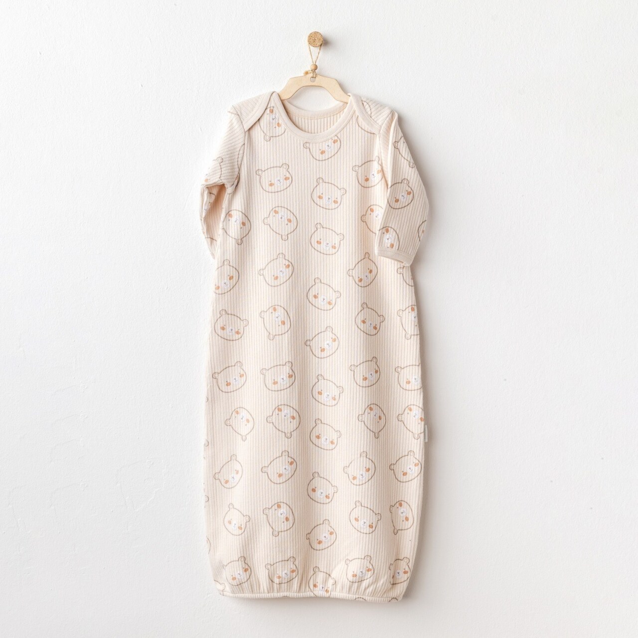 Andywawa AC25186 Bear Tıme Bebek Uyku Tulumu Light Beige - 1