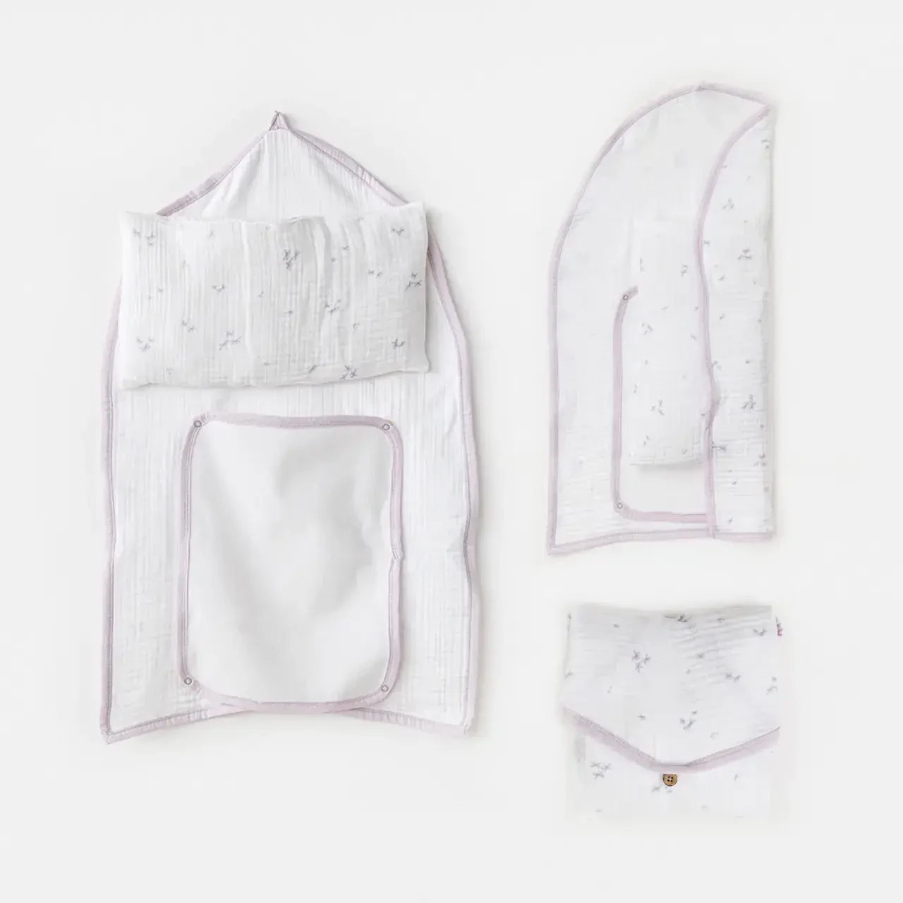 Andywawa AC25583 Magical Butterfly Müslin Alt Açma White - 1