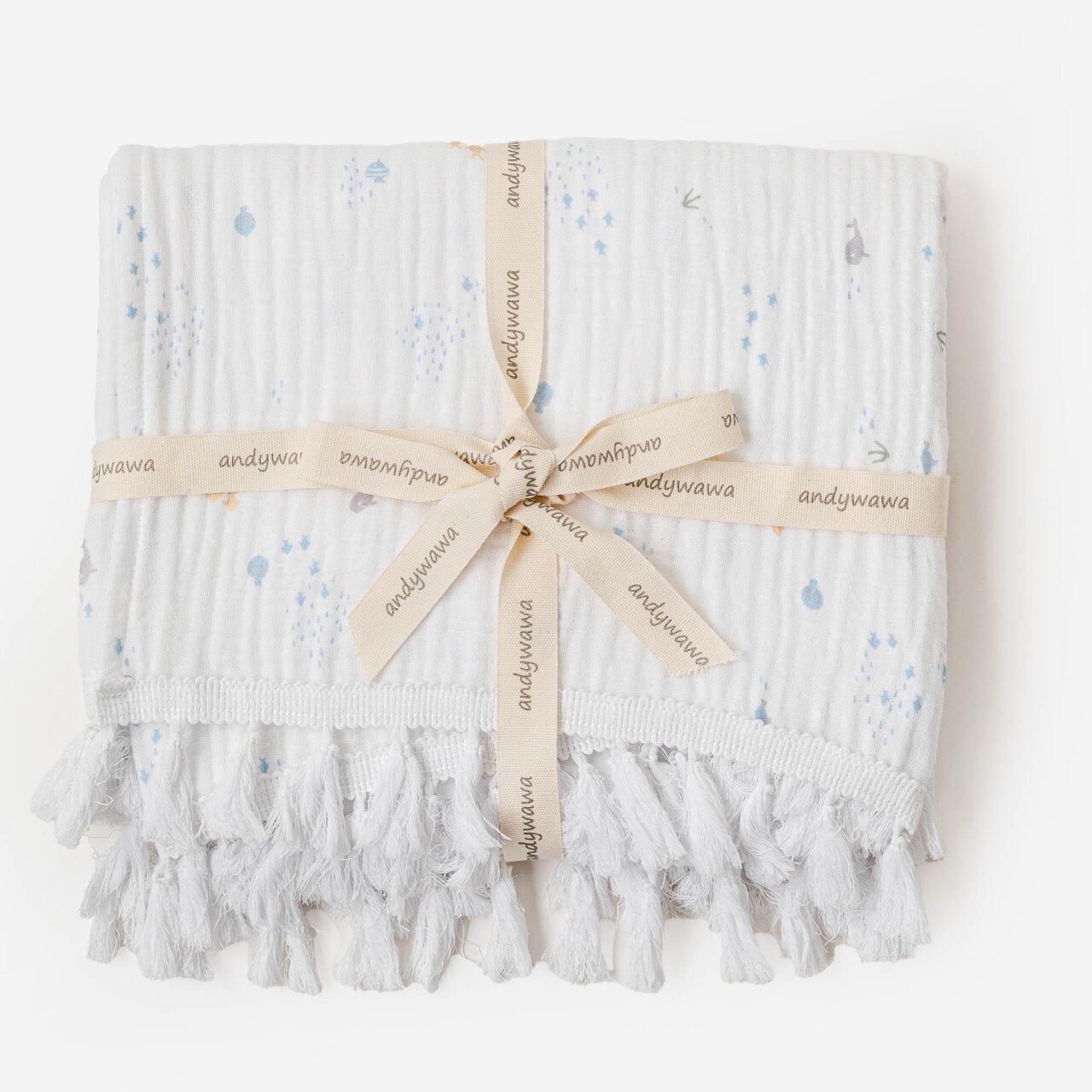 Andywawa AC25613 Ocean İs My Happy Place 100x120 Battaniye White - 2