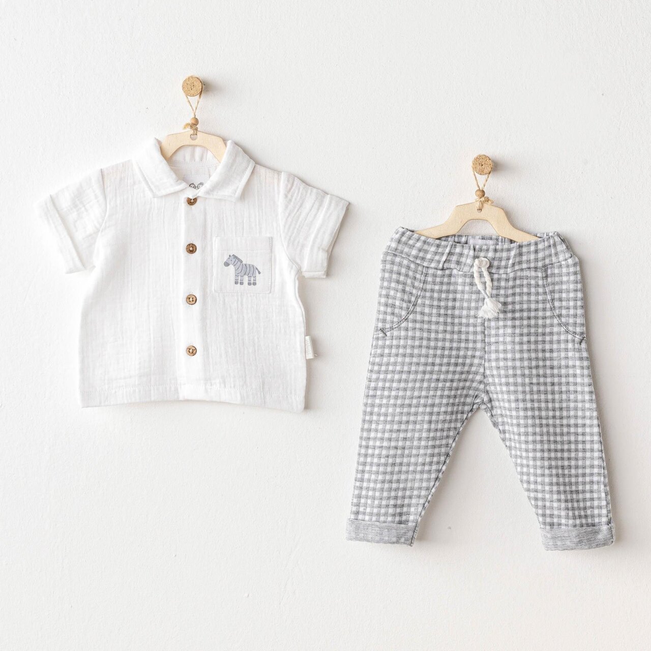 Andywawa AC25813 Little King 2'Li Takım Grey - 1