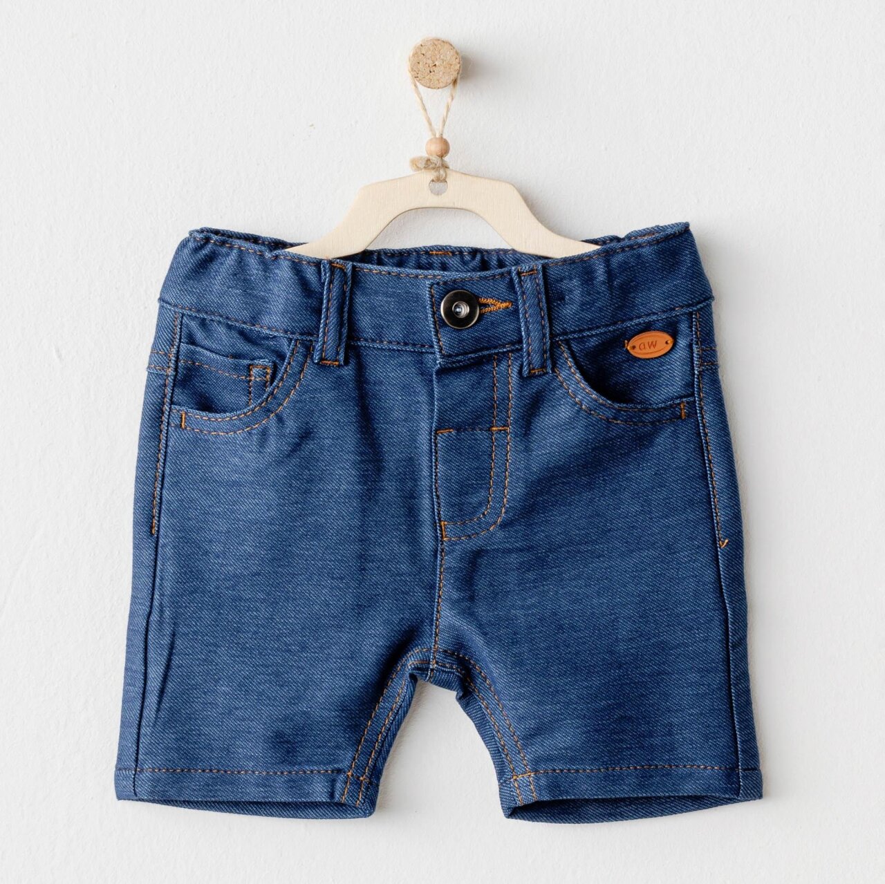 Andywawa AC25939 Casual Bebek Şort İndigo - 1