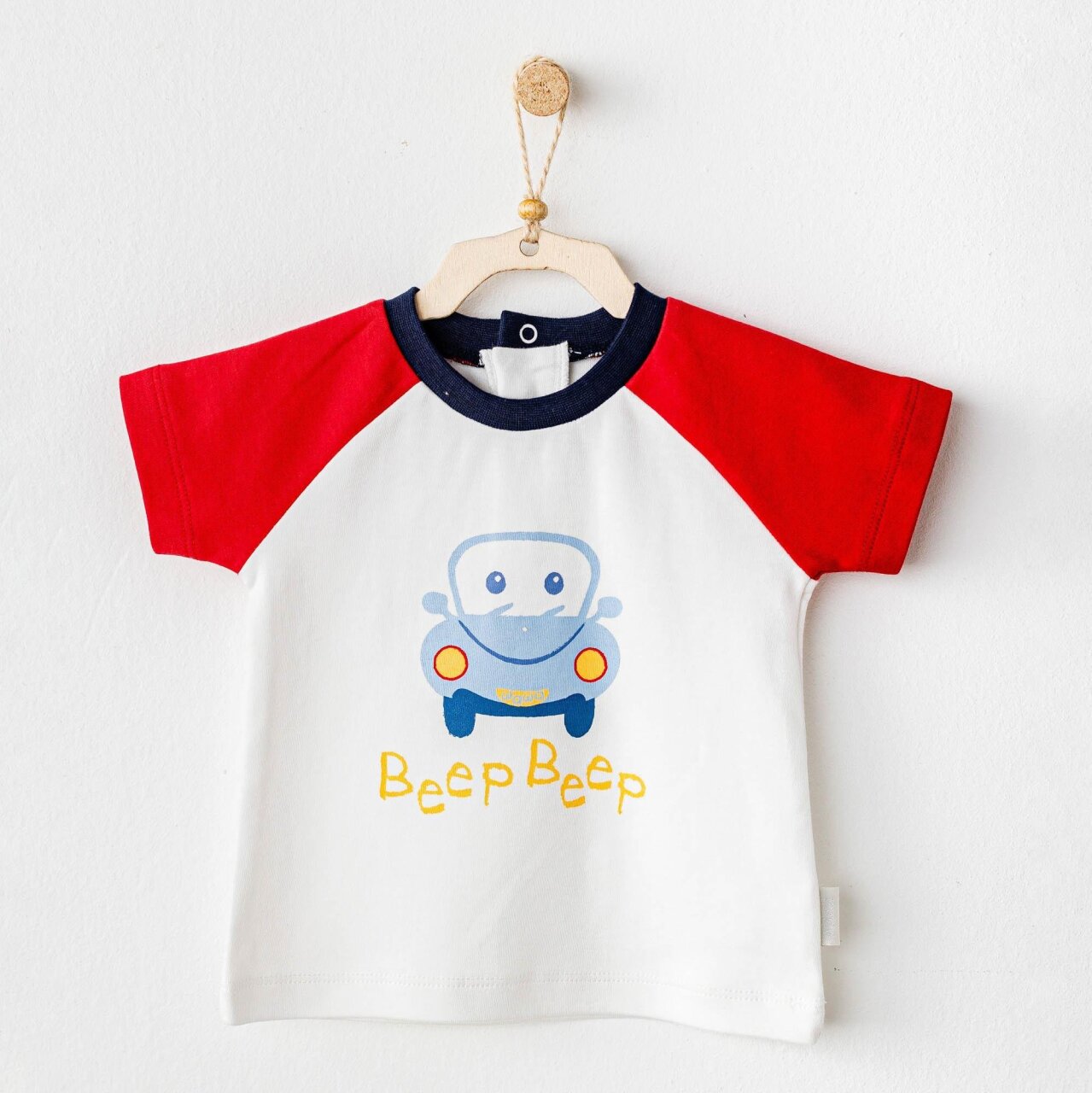 Andywawa AC25976 Casual Bebek Tişört White - 1