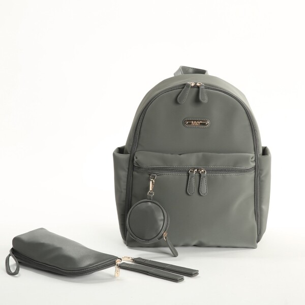 M&Y Diamond Anne Bebek Bakım Sırt Çantası 7345 Gri - M&Y