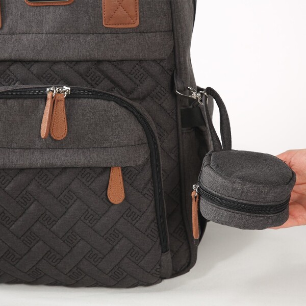 M&Y Lucky Anne Bebek Bakım Sırt Çantası 6690 Siyah - 3