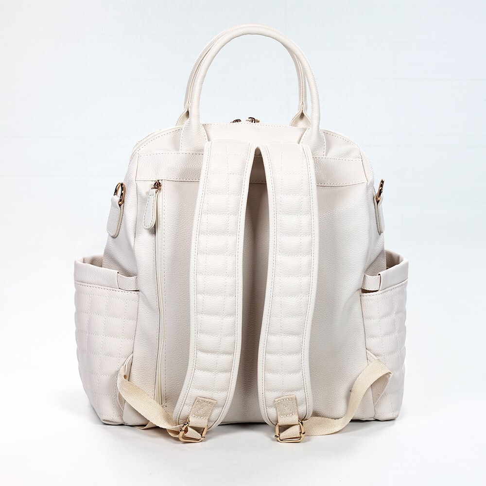 M&Y Kitty Deri Anne Bebek Bakım Sırt Çantası 7271 Krem - 2