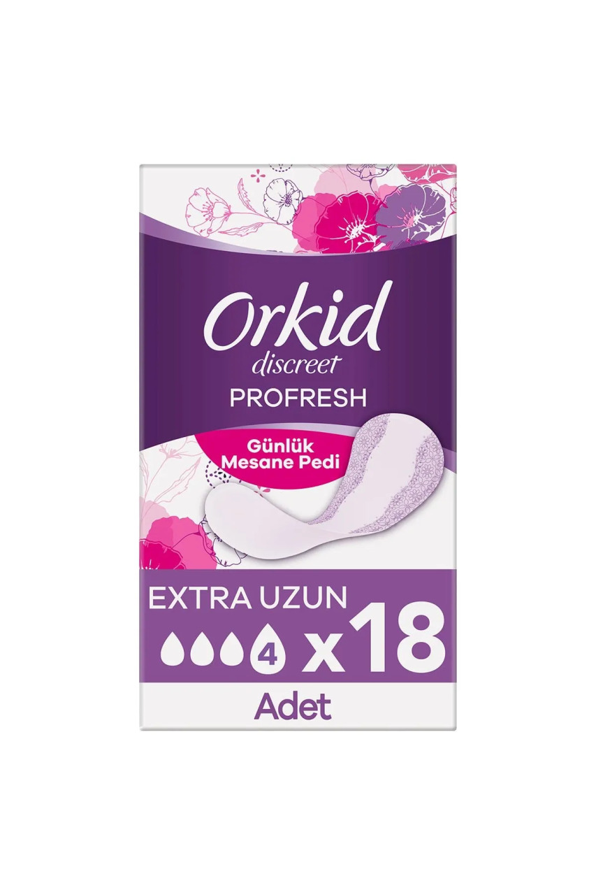 Orkid Günlük Mesane Pedi Ekstra Uzun 18'Li - 1