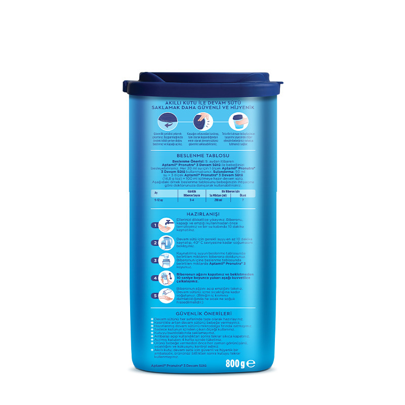 تركيبة حليب أبتاميل المتابعة رقم 3 للأطفال من عمر 9 إلى 12 شهرًا، 800 غرام - 4