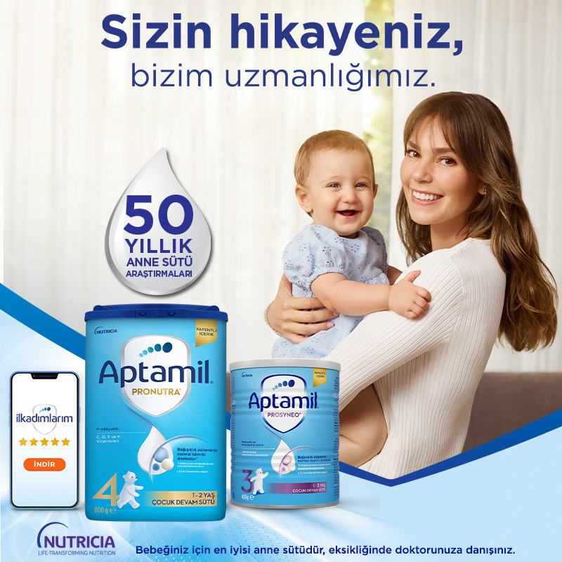 Aptamil Çocuk Devam Sütü Maması No5 2 Yaş+ 800 Gr - 4