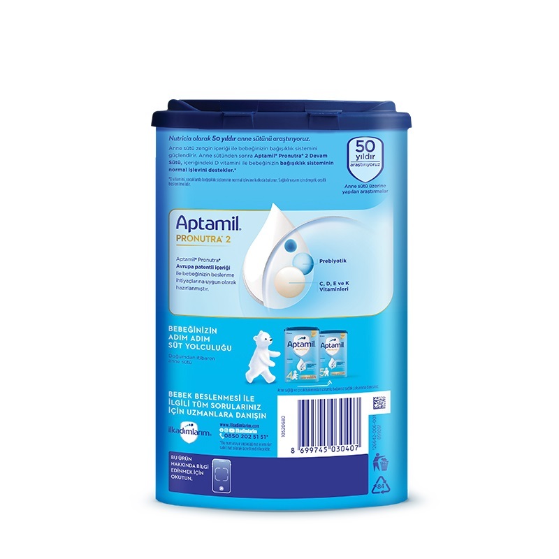 Aptamil Devam Sütü Maması No2 6-9 Ay 800 Gr - 2
