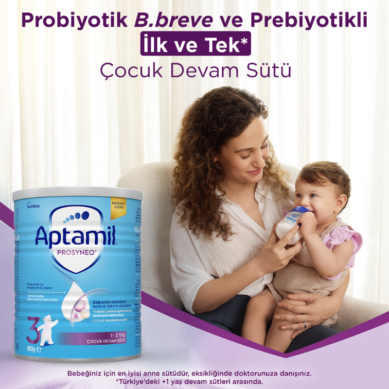 Aptamil Prosyneo Çocuk Devam Sütü No3 1 Yaş+ 400 Gr - 2