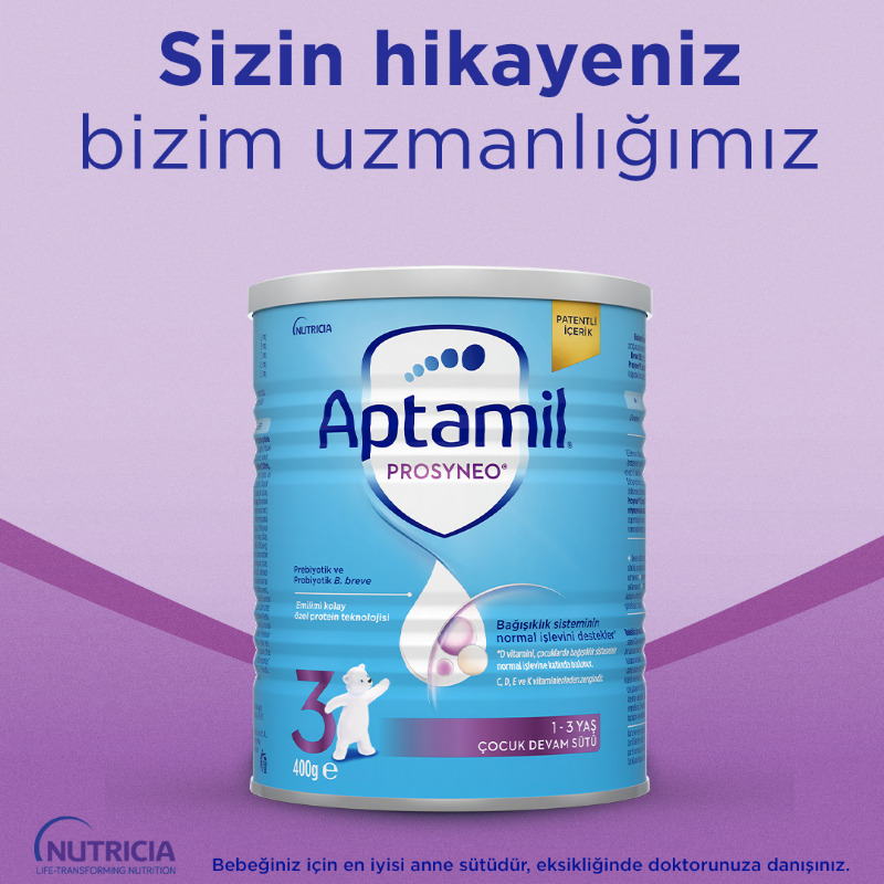 Aptamil Prosyneo Çocuk Devam Sütü No3 1 Yaş+ 400 Gr - 7