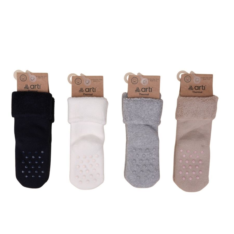 جوارب منشفة للأطفال الرضع قابلة للطي من Plus Sprat K42259 - 1