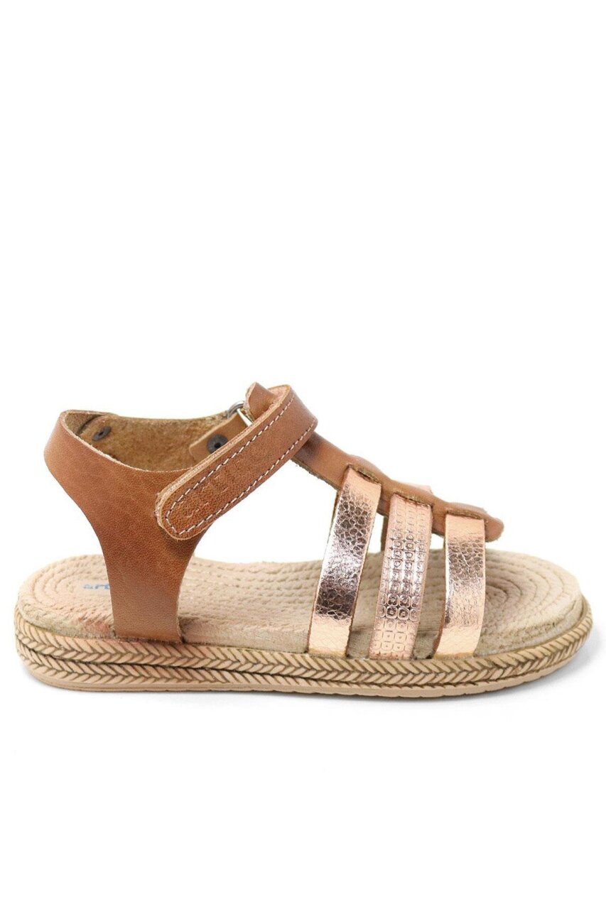 صندل أرتيكو بيليني فاكيتا من الجلد الطبيعي باللون البني للبنات - 2