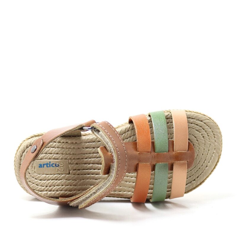 صندل أرتيكو بيليني فاكيتا من الجلد الطبيعي للبنات - 6