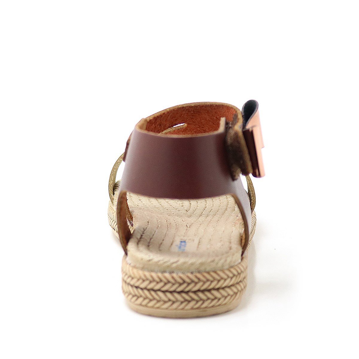 صندل أرتيكو إلينيس المصنوع من الجلد الطبيعي باللون البني النحاسي للفتيات الصغيرات - 5