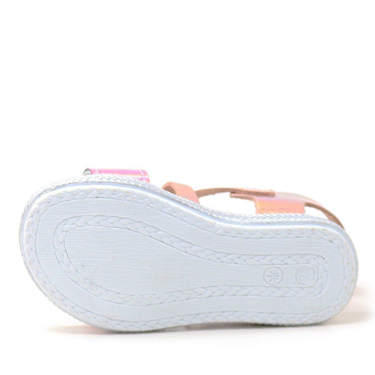 صندل أرتيكو إلينيس من الجلد الطبيعي باللون الوردي للبنات - 7