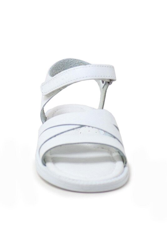صندل أرتيكو أليكسيا من الجلد الطبيعي فاكيتا أبيض للبنات - 4
