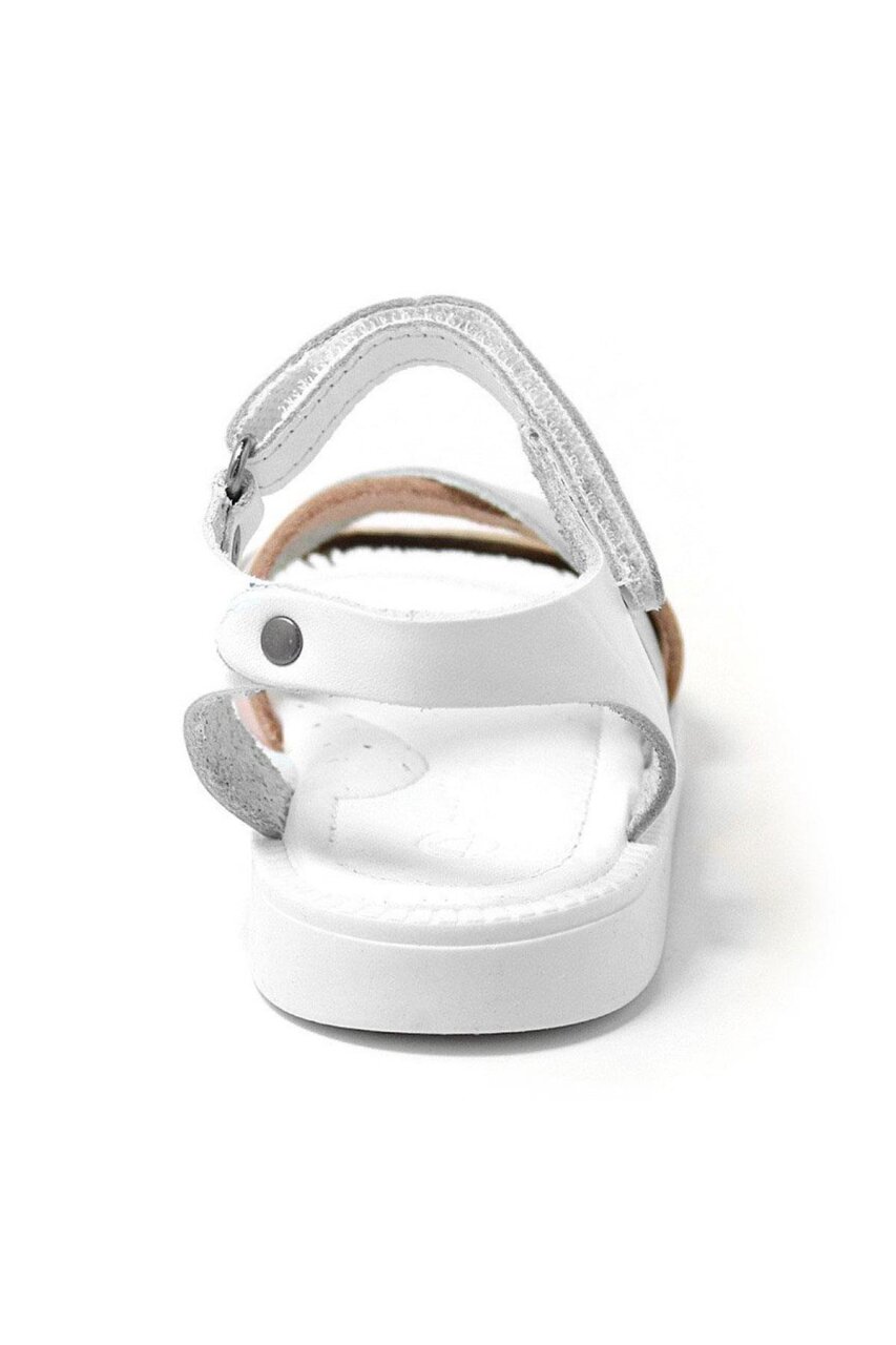 صندل أرتيكو أليكسيا فاكيتا من الجلد الطبيعي باللون الوردي والأبيض للبنات - 4