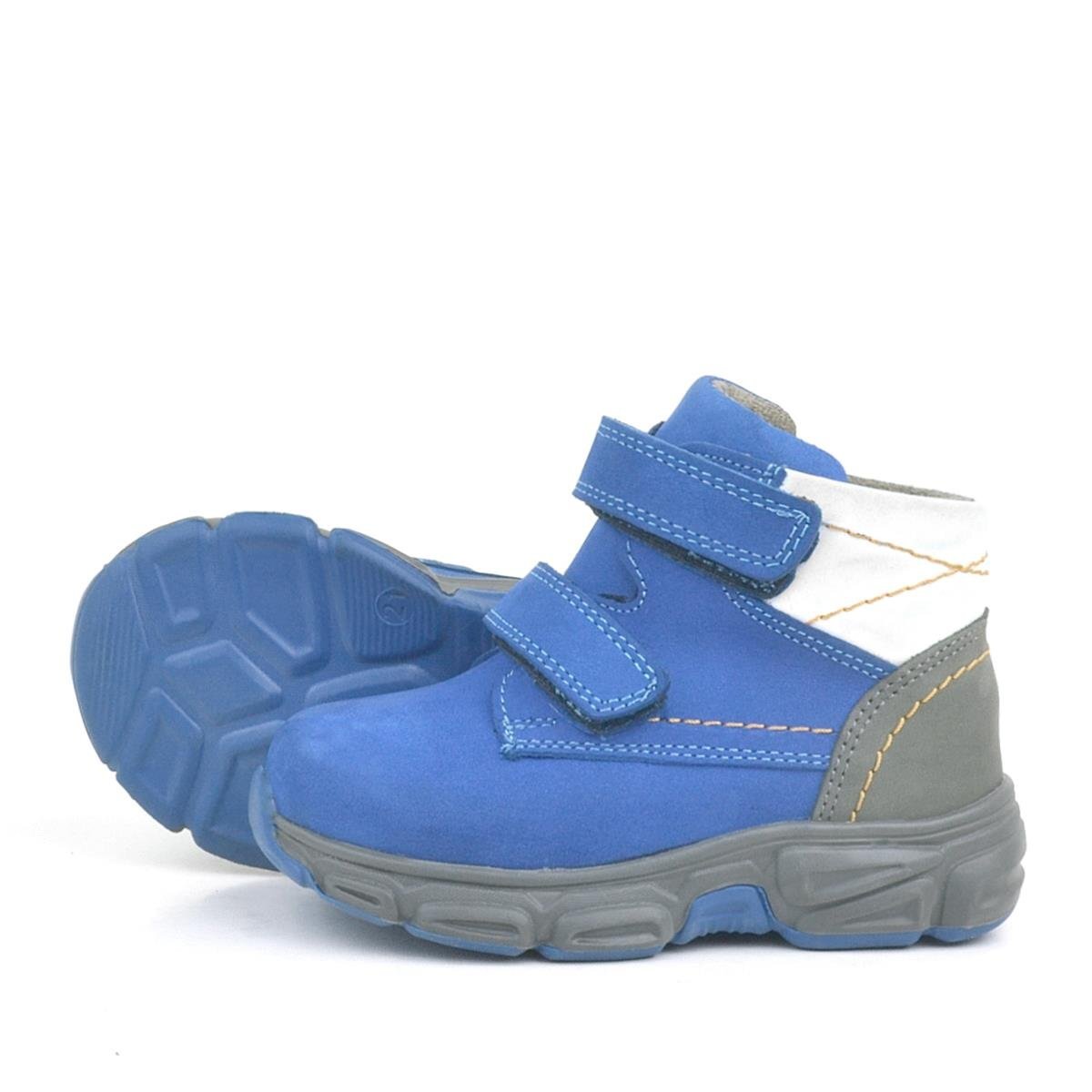 Rakerplus Hakiki Deri Mavi Bebek Spor Bot Ayakkabı - 3
