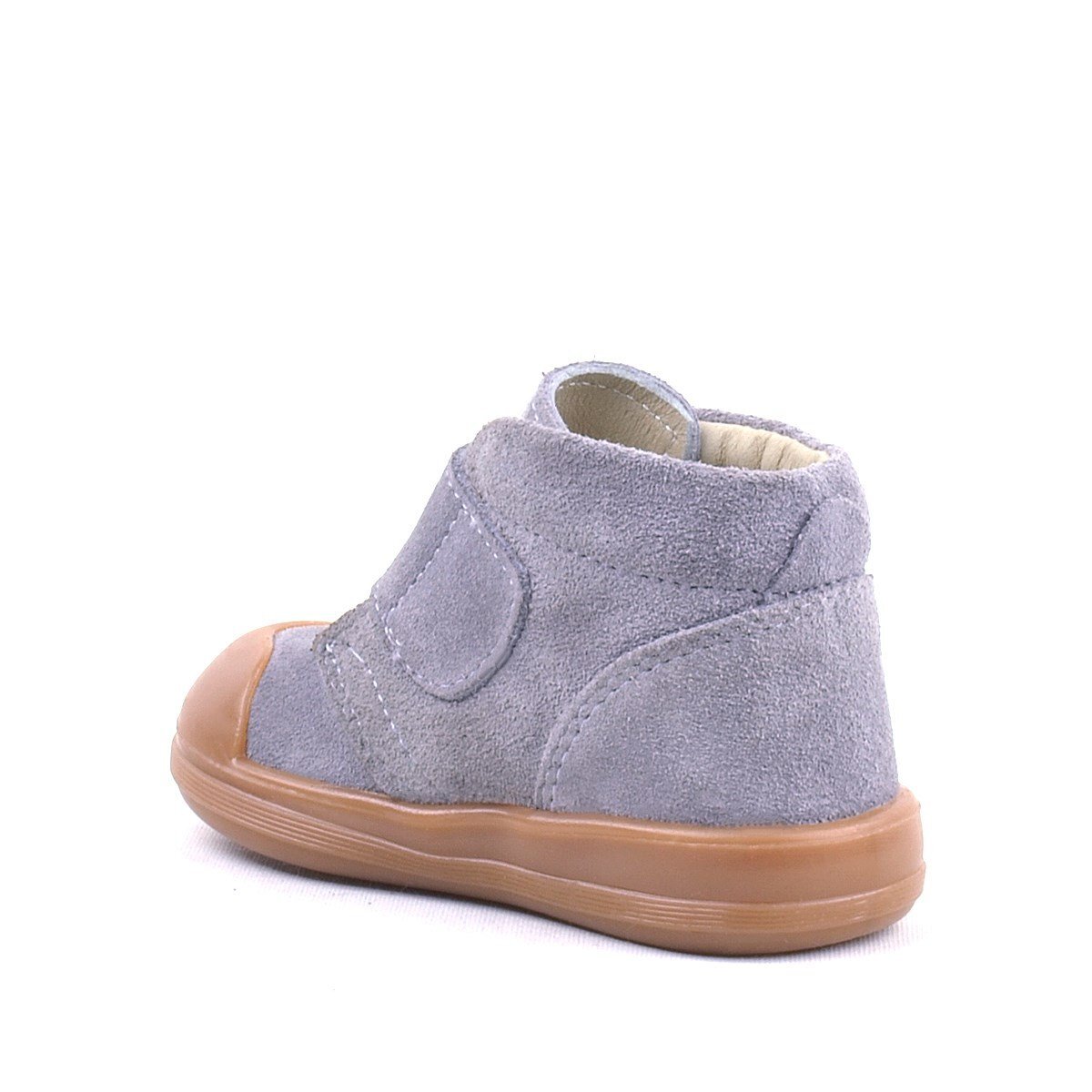 Rakerplus Yoohoo Hakiki Deri Gri Cırtlı Unisex Bebek Bot - 3