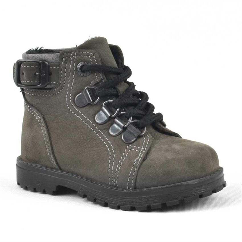 Rakerplus Griffon Hakiki Deri Fermuarlı Kışlık Unisex Çocuk Bot - 1