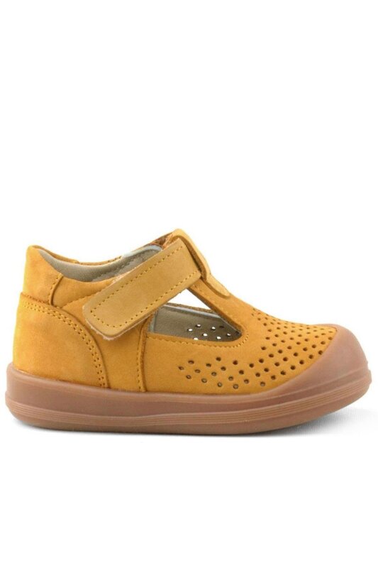 Rakerplus Shaun Hakiki Deri Taba Cırtlı Anatomik Bebek Sandalet - 2