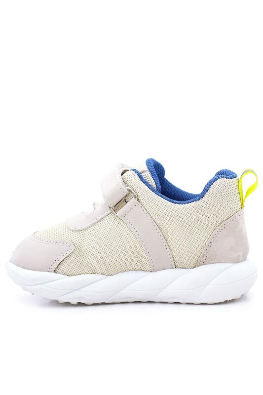 Rakerplus Barefoot Krem Dinazorlu Cırtlı Lastikli Çocuk Spor Ayakkabı - 4