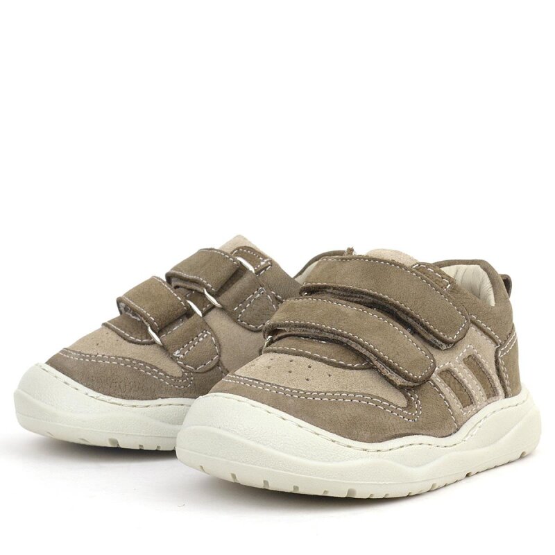 Rakerplus Schaggy Genuine Leather Sand Cream Baby Sneakers - 4