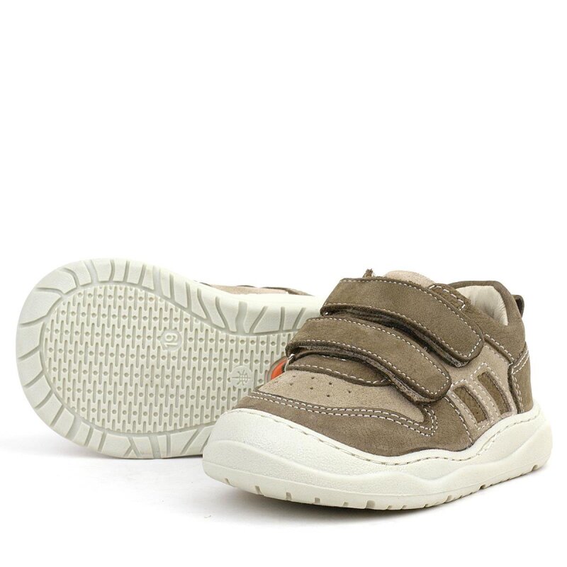 Rakerplus Schaggy Genuine Leather Sand Cream Baby Sneakers - 5