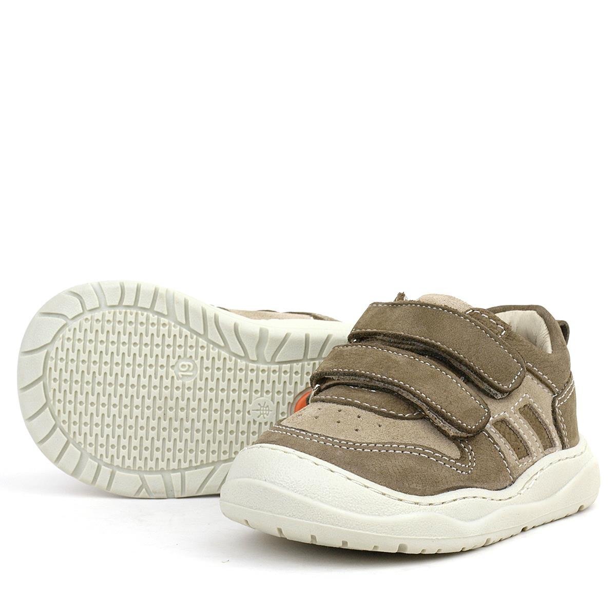 Rakerplus Schaggy Genuine Leather Sand Cream Baby Sneakers - 5