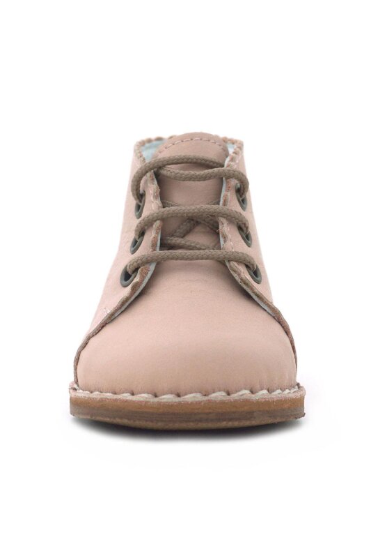 Rakerplus Tbons Special Design Handmade Genuine Leather Powder Pink Baby Girl Boots - 4