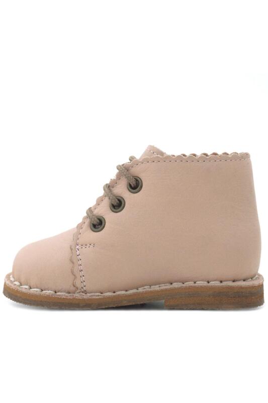 Rakerplus Tbons Special Design Handmade Genuine Leather Powder Pink Baby Girl Boots - 5