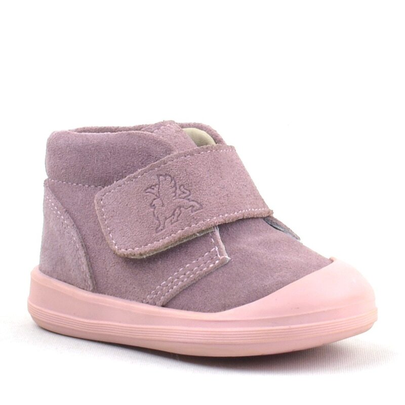 Rakerplus Yoohoo Genuine Leather Pink Velcro Baby Girl Boots - Rakerplus