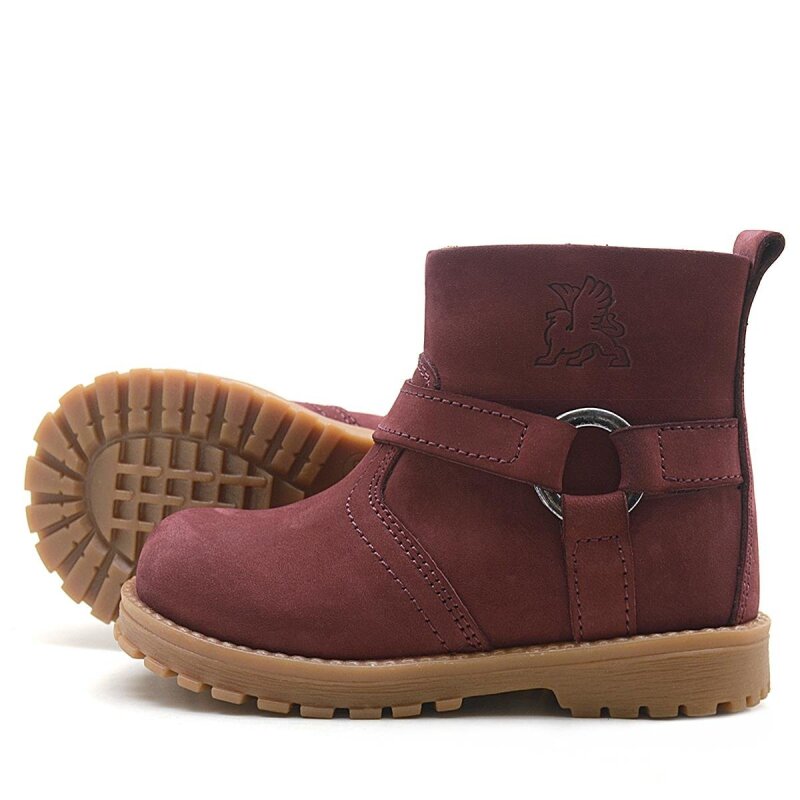 Rakerplus Chiron Genuine Leather Zippered Fur-Lined Unisex Baby Boot - 5