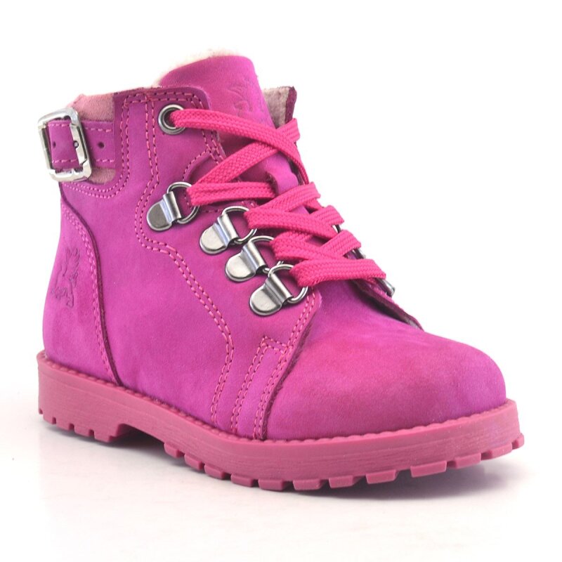Rakerplus Griffon Genuine Leather Pink Zippered Winter Baby Girl Boots - Rakerplus