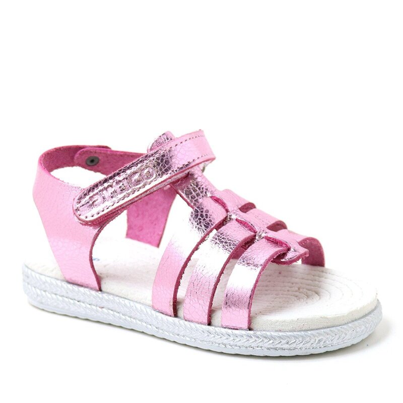 Artico Bellini Vaketa Genuine Leather Fuchsia Pink Baby Girl/Child Sandals - Artico